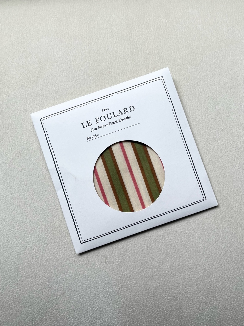 Sezane Striped Le Foulard Square Scarf
